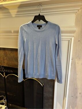 Charter Club Light Cornflower Blue Crewneck Sweater